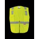 HV Flame-Resistant High-Visibility Yellow/Green Surveyors Vest - GLO