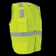 HV Flame-Resistant High-Visibility Yellow/Green Surveyors Vest - GLO