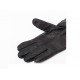Men’s Bespoke Winter Gloves Deerskin Rabbit Fur Lined Dark Brown/Cork