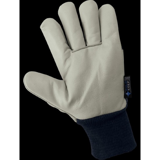 Standard-Grade Cowhide Insulated Gloves with Knit Wrist 