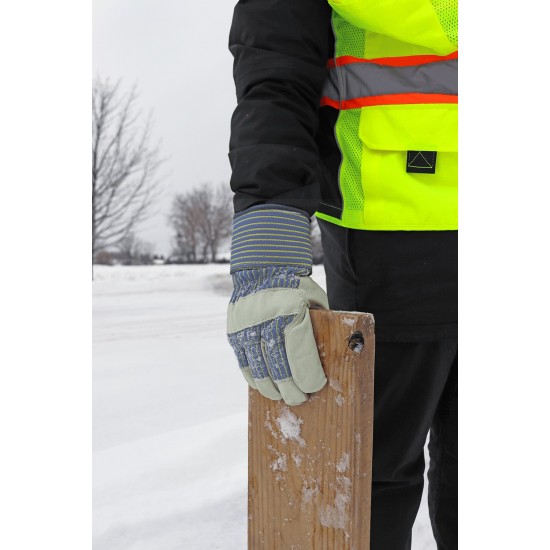 Standard-Grade Cowhide Leather Insulated Gloves