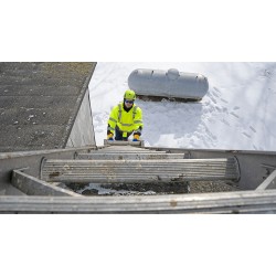 Premium-Grade Split Cowhide Leather Palm Insulated Freezer Gloves