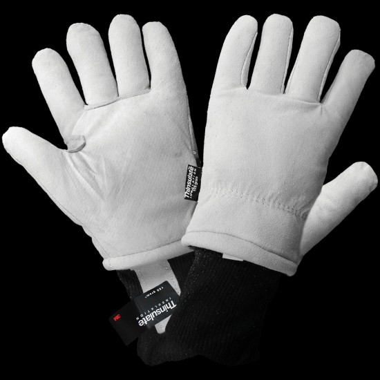 Premium Goatskin Leather Insulated Freezer Gloves