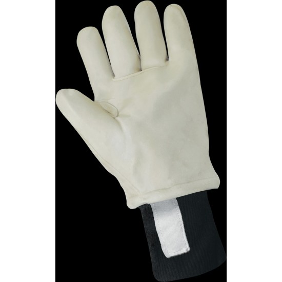 Premium Goatskin Leather Latex-Coated Insulated Freezer Gloves