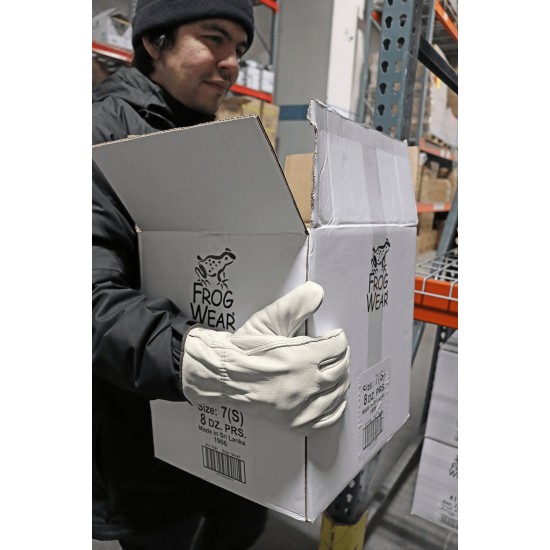 Cowhide Leather Insulated Driver Style Retail-Tagged Gloves 