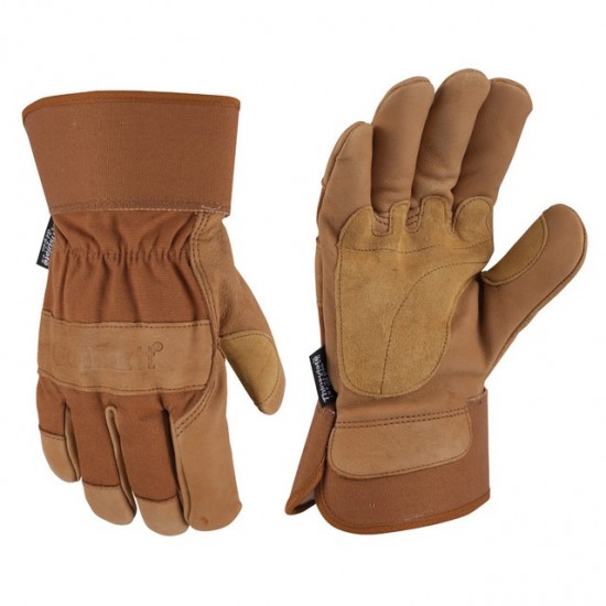 Carhartt A513 Insulated Safety Cuff Leather Work Glove - Single Pair
