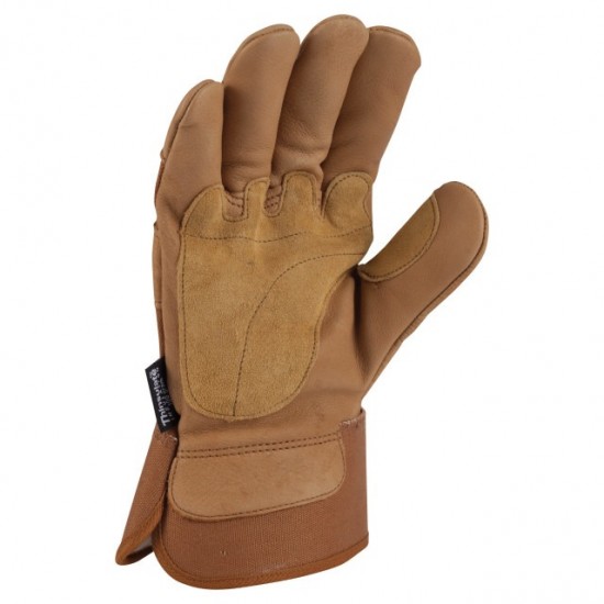 Carhartt A513 Insulated Safety Cuff Leather Work Glove - Single Pair
