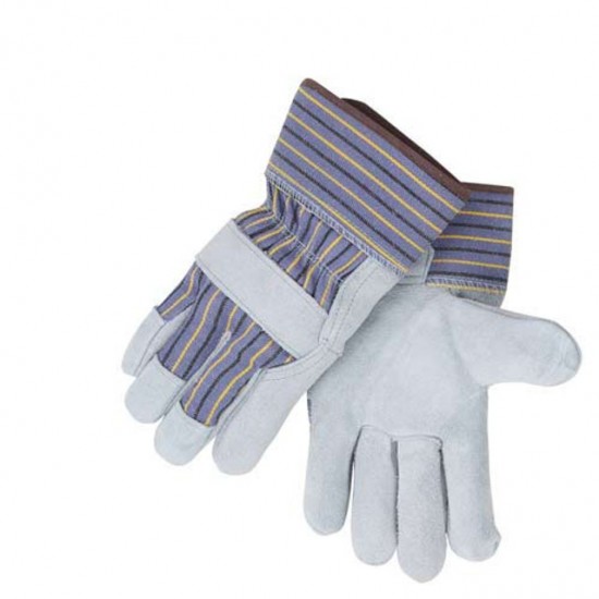 Black Stallion 6B Shoulder Split Cowhide Leather Palm Work Gloves - Single Pair (L)