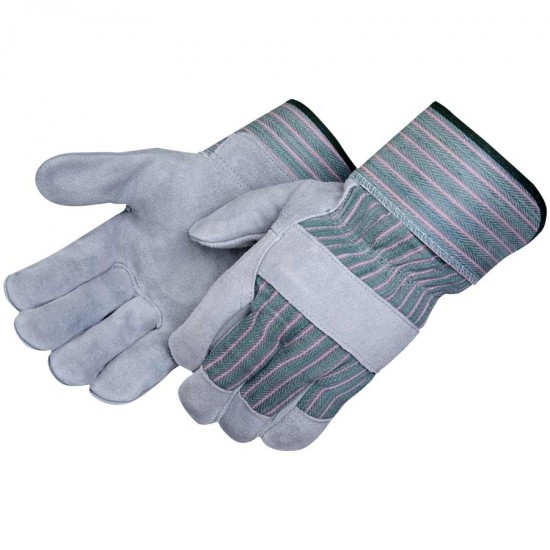 LIBERTY SAFETY™ STANDARD FULL FEATURE LEATHER PALM GLOVES WITH FABRIC BACK