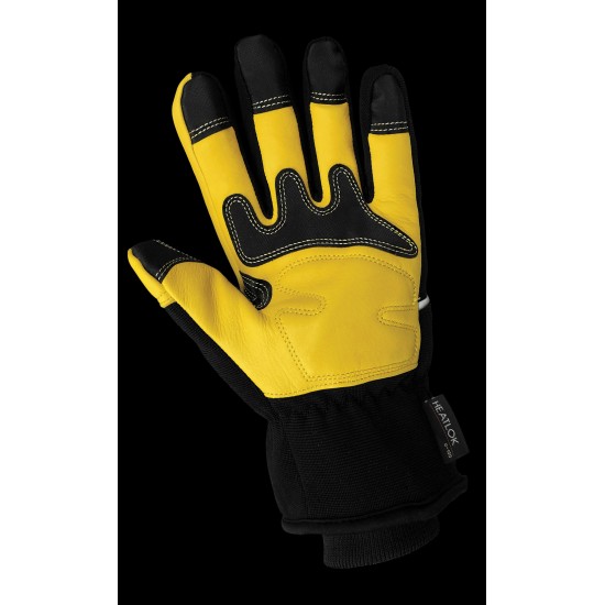 Premium-Grade Grain Deerskin Leather Palm, Low Temperature, Waterproof,