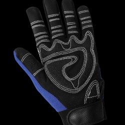 Gripster® Sport+ Synthetic Leather Palm Performance Mechanics Style Gloves with a Spandex Back