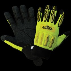 Vise Gripster® High-Visibility Reinforced TPU Impact Resistant Gloves - LIMITED STOCK 