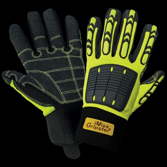 Reinforced Abrasion Resistant Gloves with TPU Impact Protection
