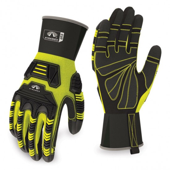 Pyramex  Hi-Vis Max-Duty Ultra Impact Work Gloves