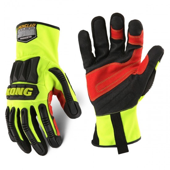 Ironclad KONG KRIG Rigger Hi-Viz Work Gloves 