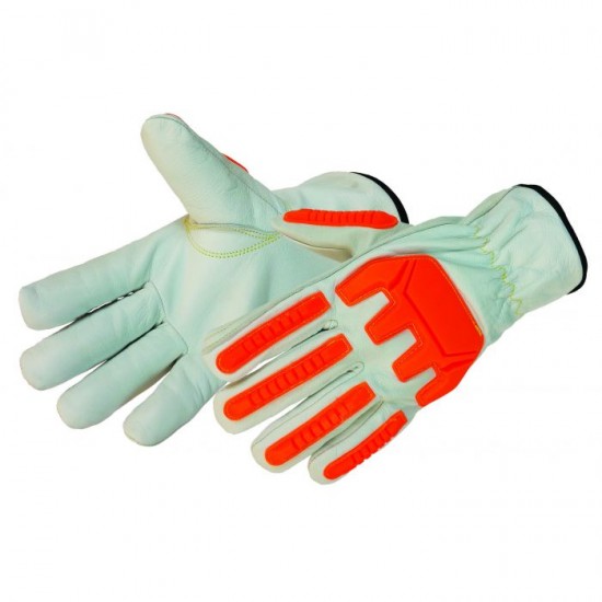 PREMIUM GOATSKIN LEATHER DRIVERS WITH KEVLAR LINING AND TPR IMPACT PROTECTION