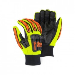 MAJESTIC HO WINTER LINED KNUCKLEHEAD X10 ARMOR SKIN™ MECHANICS GLOVE WITH IMPACT PROTECTION