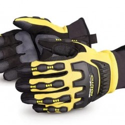 Superior Clutch Gear® Anti-Impact Mechanics Work Gloves MXVSBFL - Waterproof