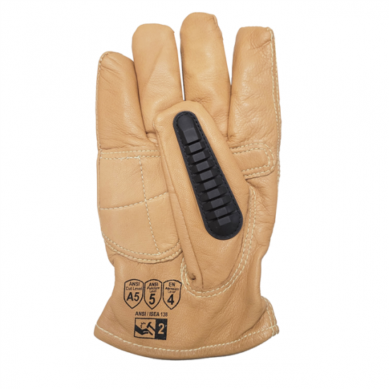Trooper FlakBak™ - Water, Oil, Impact and Cut Resistant Goatskin Driver Gloves