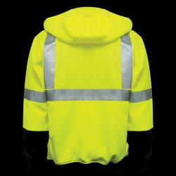 FrogWear® HV High-Visibility Hooded Sweatshirt - GLO