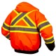 Custom Pyramex Type R Class 3 High-Vis Waterproof Quilt Lined Jacket with X-Back