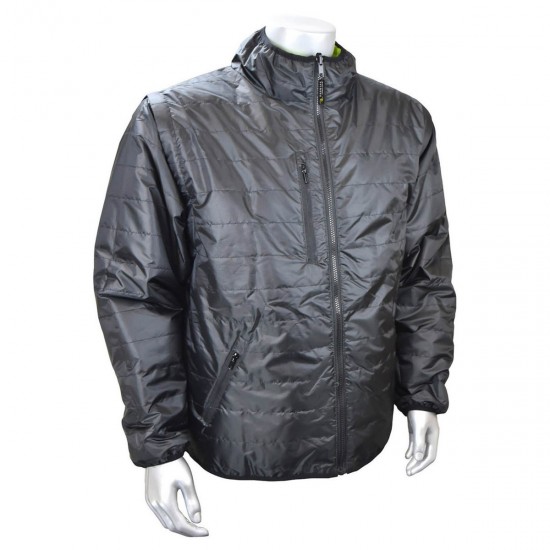Radians Quilted Reversible Jacket w/ Zip-Off Sleeves