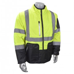 Radians Quilted Reversible Jacket w/ Zip-Off Sleeves