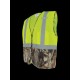 HV High-Visibility Yellow/Green Safety Vest with Camouflage Bottom - GLO