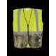 HV High-Visibility Yellow/Green Safety Vest with Camouflage Bottom - GLO
