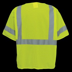 HV Mesh Polyester Short-Sleeved Vest - GLO