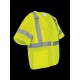 HV Mesh Polyester Short-Sleeved Vest - GLO