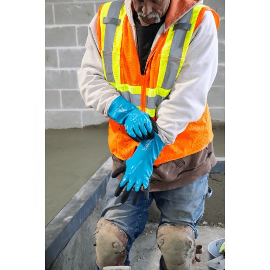  HV High-Visibility Orange Lightweight Mesh Surveyors Vest with Contrasting Trim - GLO
