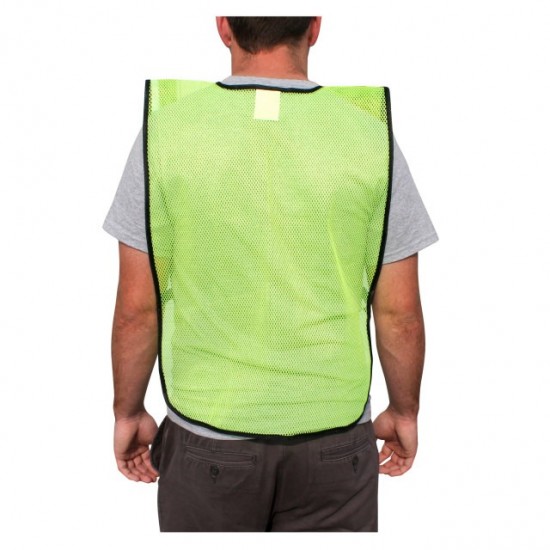 Rugged Blue Non-ANSI High-Vis Mesh Safety Vest