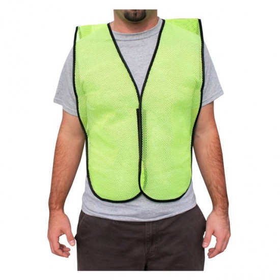 Rugged Blue Non-ANSI High-Vis Mesh Safety Vest