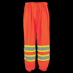 HV High-Visibility Orange Mesh Safety Pants - GLO