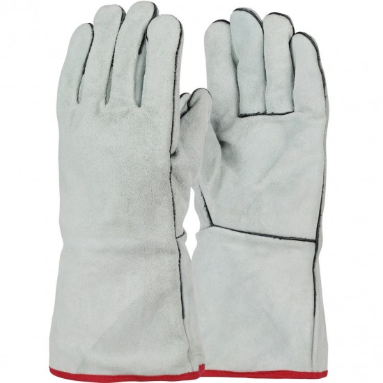 PIP 930LHO Ironcat Split Cowhide Leather Welder's Glove with Cotton Liner - Left Hand Only