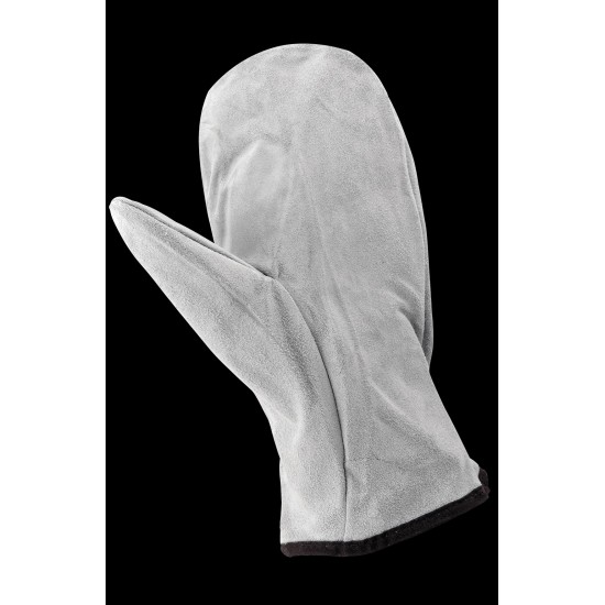 Quality Split Cowhide Leather Cotton Pile Lined Mitten