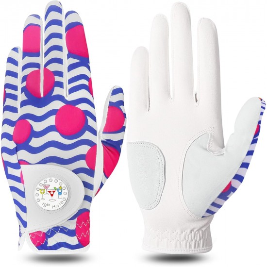 Live Love Golf (New) Women's Golf Glove With Ball Marker