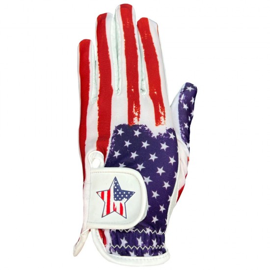 USA Flag Women's Golf Glove