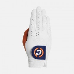 Duca Del Cosma Elite Pro Laguna Cabretta Leather Glove - White/Cognac