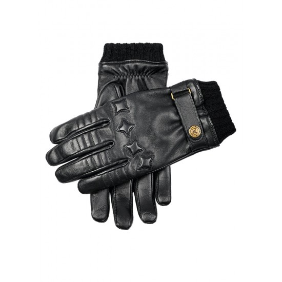Mario (black) - lambskin leather driving gloves & touchscreen
