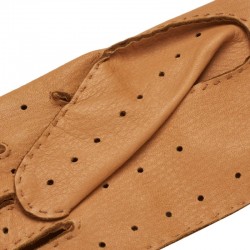 Rome - Men's Deerskin driving Gloves In Natural