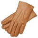 Sassari - Men's Lambnappa Skin Gloves In Camel