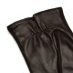 Sassari Men's Nappa Leather Gloves In Dark Brown