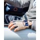 HERITAGE - Leather Driving Gloves - Ivory/Blue1