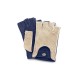 HERITAGE - Leather Driving Gloves - Ivory/Blue1