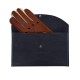AUTHENTIC RACE MK2 - Leather Driving Gloves - Cognac/Cream
