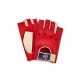 TERTRE ROUGE 24 Heures du Mans - Fingerless Driving Gloves - Racing Red/Bianco Italia/Tour de France Blue