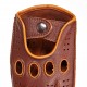Men’s Driving Gloves Deerskin Leather Hand Made Cognac Tan Color With Touchscreen