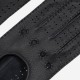 Maria (black) - American deerskin leather driving gloves
